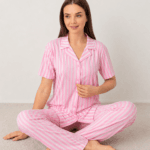 pyjama rose rayé femme tunisie